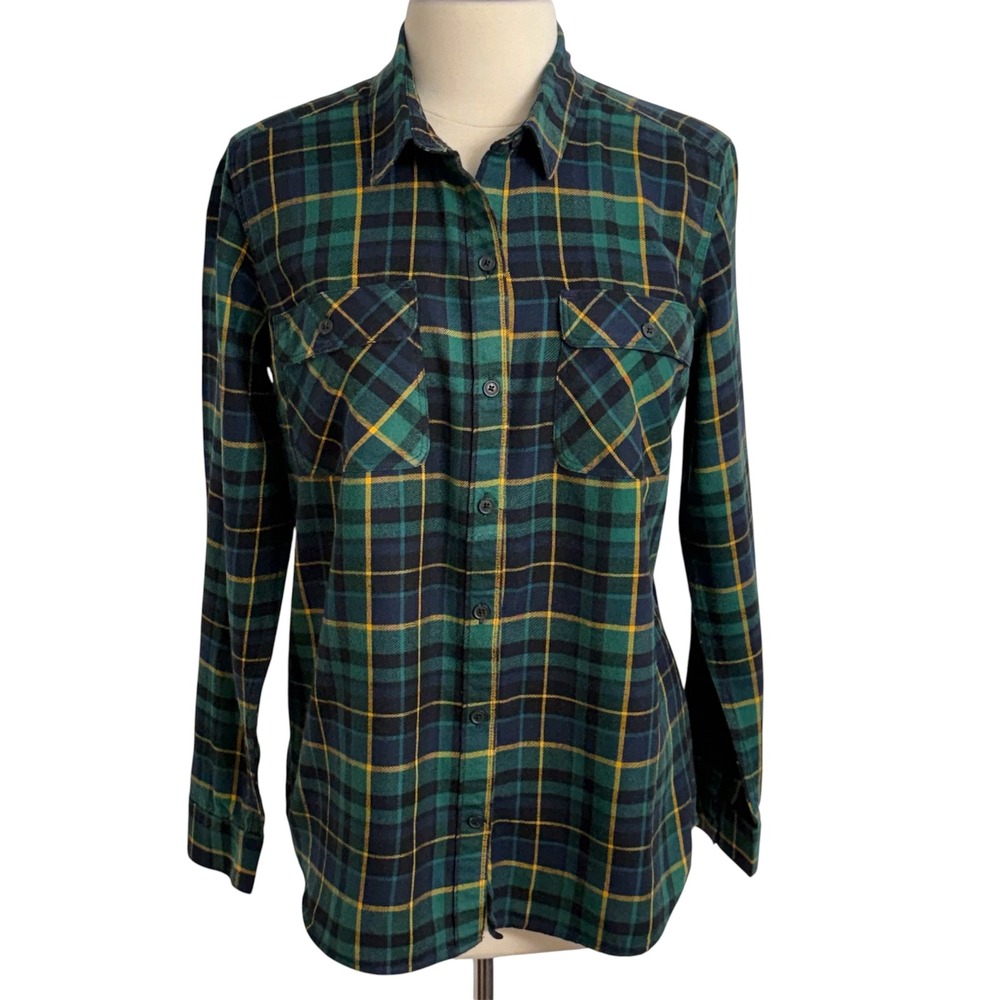 Eddie Bauer Women's Long Sleeve Forest Flannel Shirt